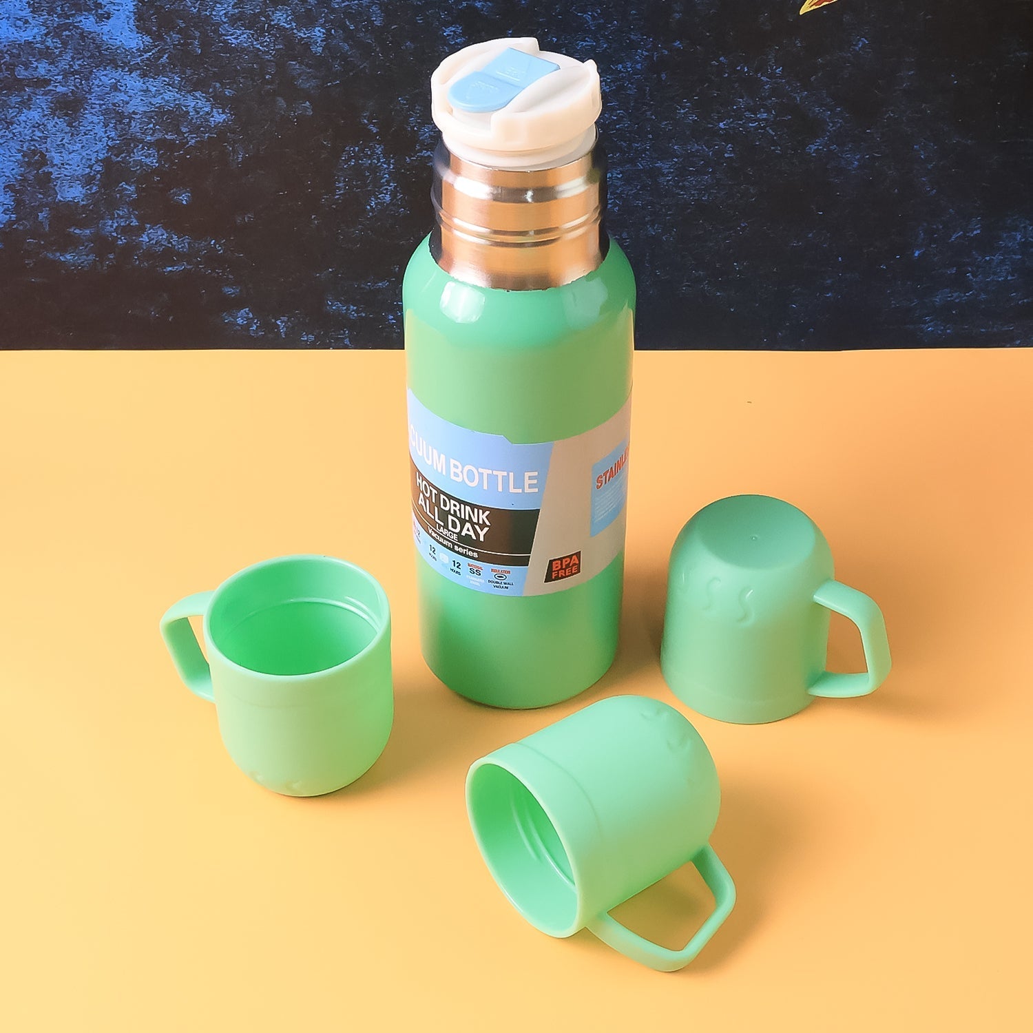Double-Wall Thermos Bottle Double-Wall Thermos Bottle